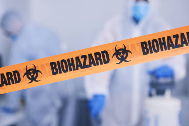 Professional Infectious Disease Decontamination technician working in Southampton, NY